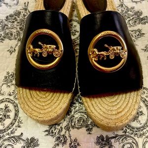 Coach platform sandals.